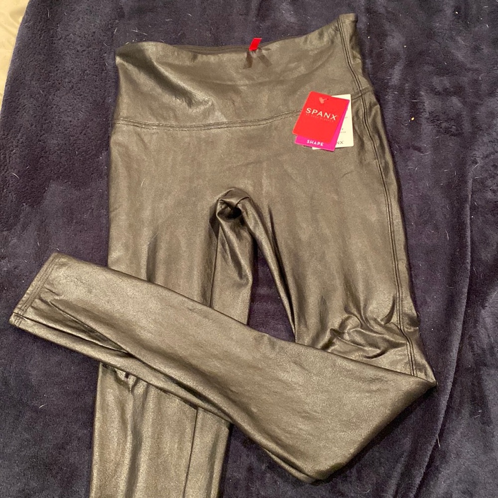 Spanx Faux Leather Leggings